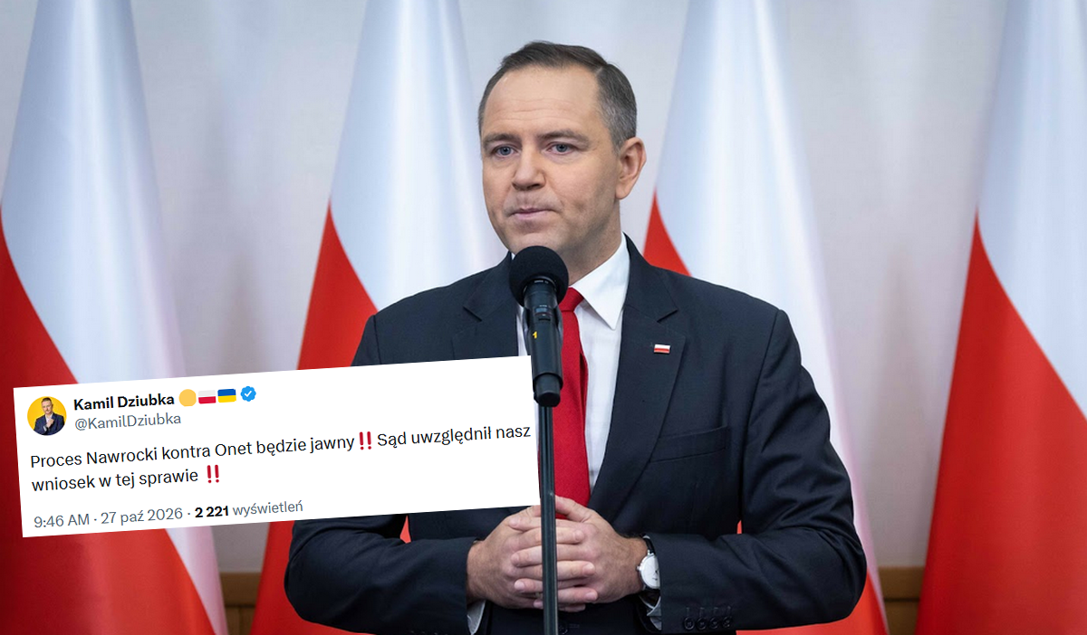 Proces Onetu vs Karol Nawrocki będzie jawny, ma wyjaśnić oskarżenia z czasu kampanii