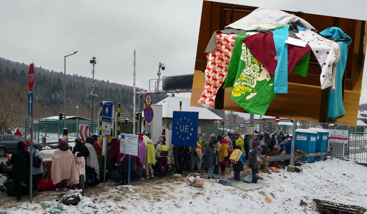 Organizatorzy zbiórek alarmują, że ponad połowa oddawanych ubrań nie nadaje się do przekazania uchodźcom