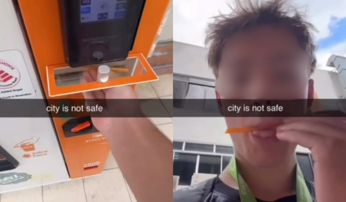 Singapur: Francuzowi grożą dwa lata więzienia za złośliwe polizanie słomki i odłożenie jej do dystrybutora