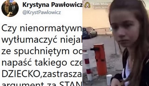 Rafalala wulgarnie zwyzywała nastolatkę na ulicy