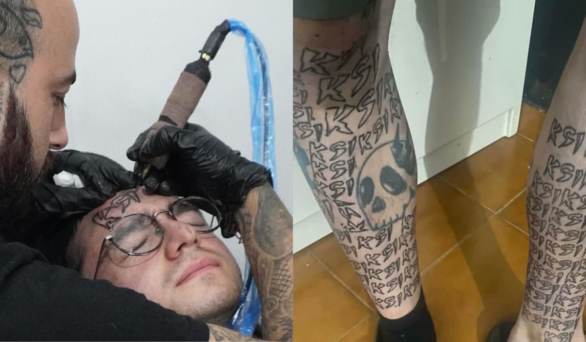 Fan streamera KSI tatuuje sobie codziennie jego nick w nadziei, że ten zechce się z nim skontaktować