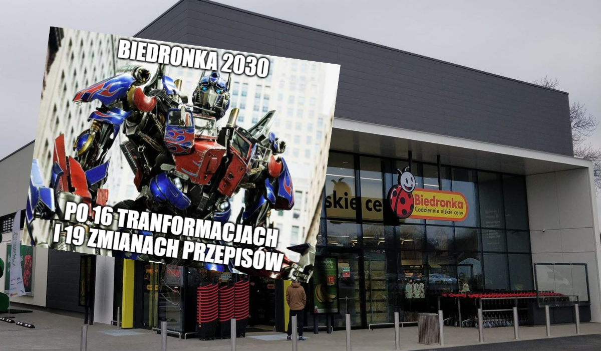 Biedronka transformuje w "placówkę medyczną", być może po to, żeby nieść pomoc zakupową w niedzielę