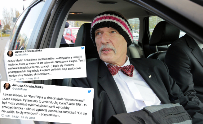 OKO.press zgłasza Korwina do prokuratury za propagowanie pe*ofilii