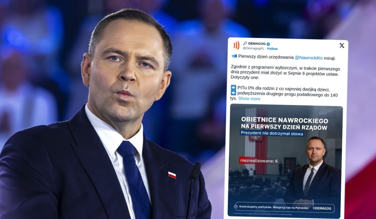 Prezydent Nawrocki nie zrealizował żadnego z zobowiązań, które sam sobie narzucił na pierwszy dzień urzędowania