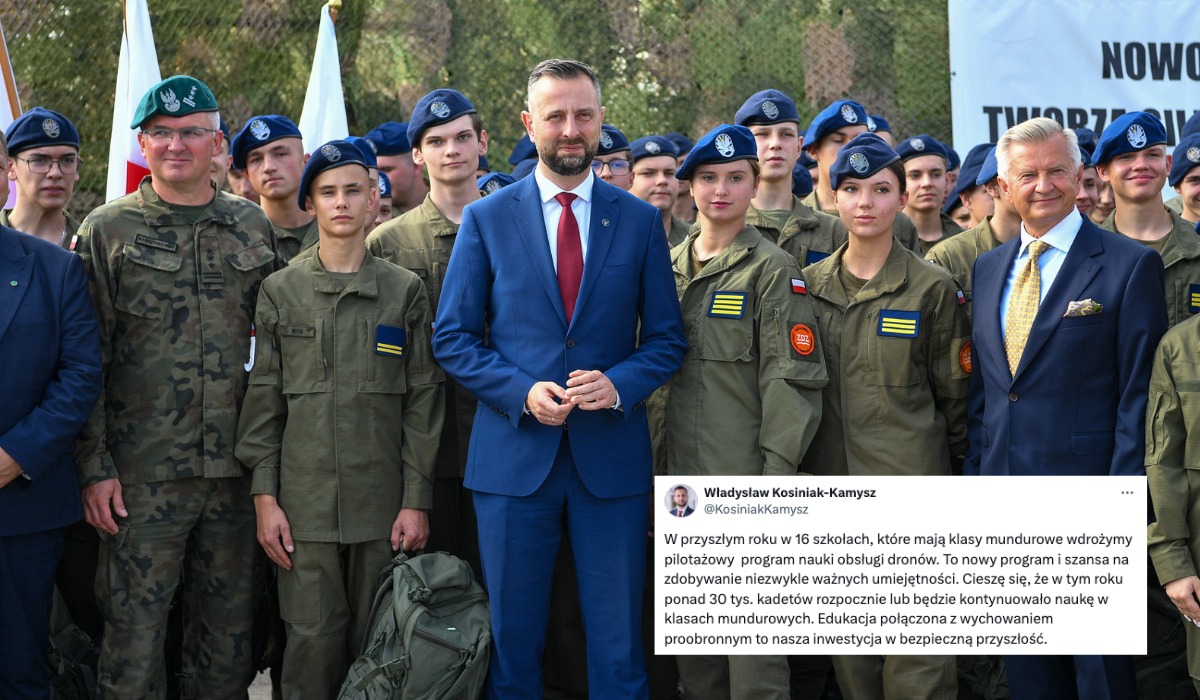 Minister obrony zapowiada nowe szkolenia dronowe, a w przyszłości drona na każdego żołnierza