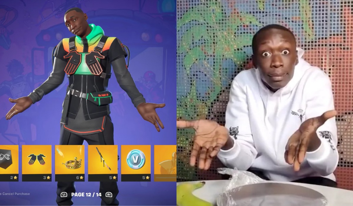 Khaby Lame stał się jedną ze skórek w Fortnite i idealnie się wpasował