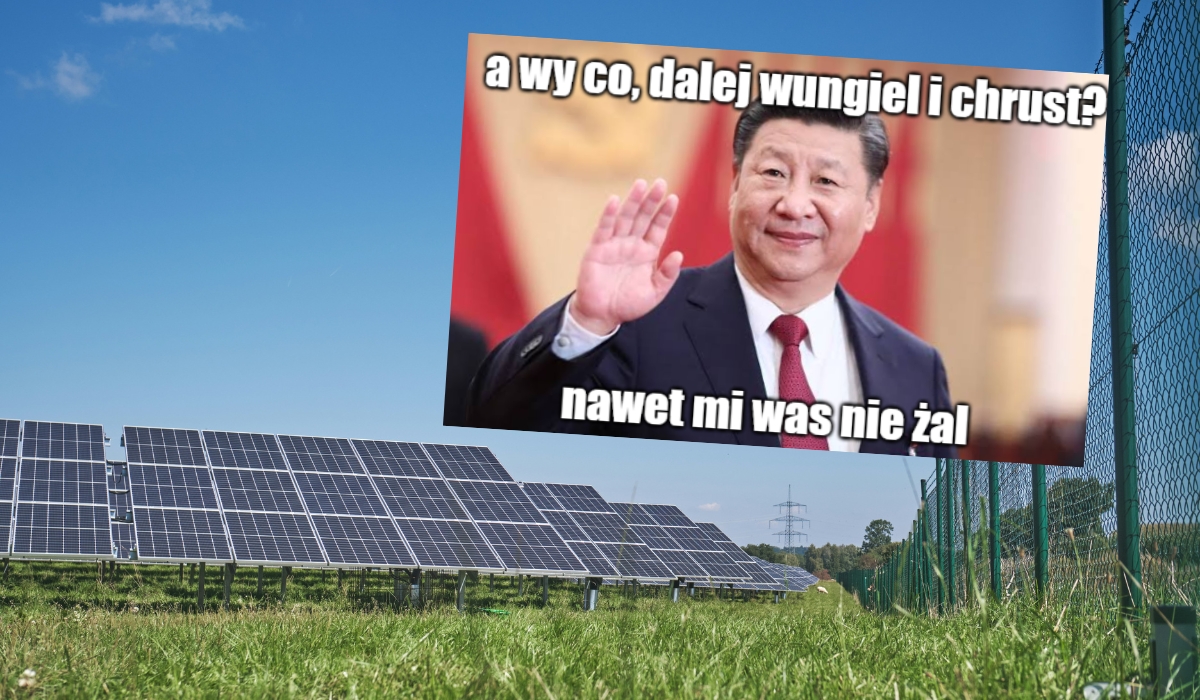 Chiny budują niemal dwa razy więcej elektrowni solarnych i wiatrowych niż reszta świata