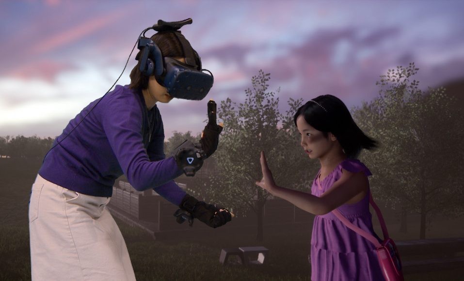 Koreańska telewizja pokazała ostatnie pożegnanie matki z wirtualnym avatarem dziecka