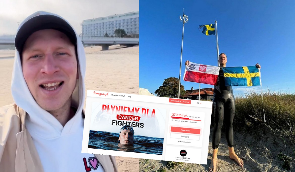 Zbiórka na chore dzieci przy okazji Balitc Swim 2023 udała się i to na 135%