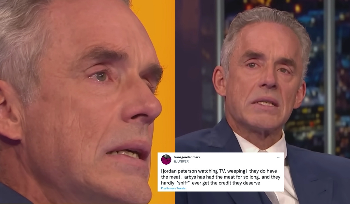 Jordan Peterson popłakał się podczas wywiadu, bo usłyszał, że jest "pseudointelektualistą i bohaterem inceli"