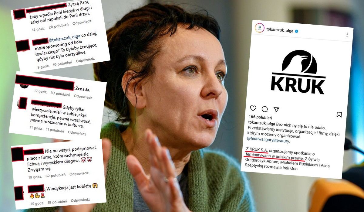 Kruk S.A. i fundacja Olgi Tokarczuk nawiązały współpracę i chcą rozmawiać o feminatywach