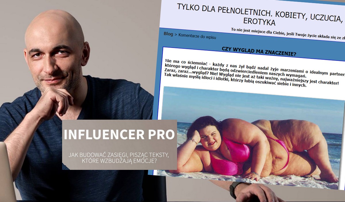 Bloger Kominek usunięty z konferencji dla influencerów po przypomnieniu, co wypisywał o kobietach