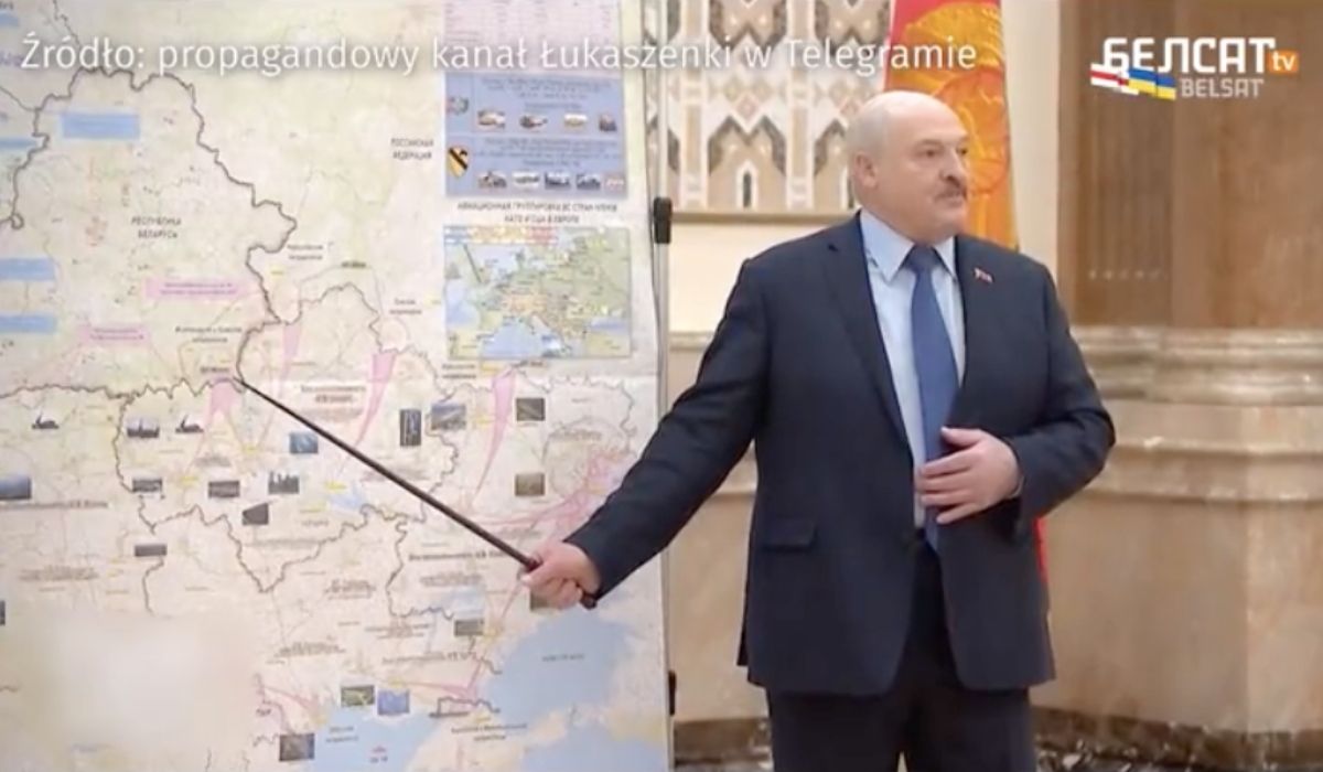 Łukaszenka przyznał podczas posiedzenia, że Białoruś atakuje Ukrainę razem z Rosją