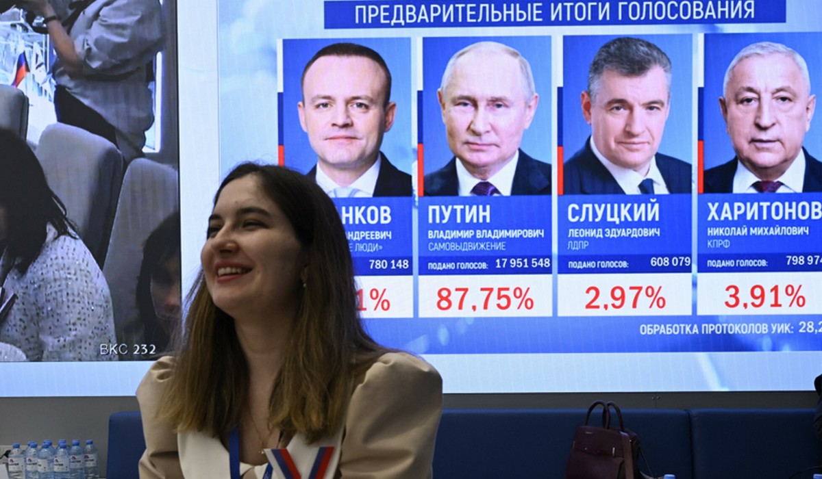 "Niespodziewany" wynik wyborów w Rosji, wygrał Władimir Putin