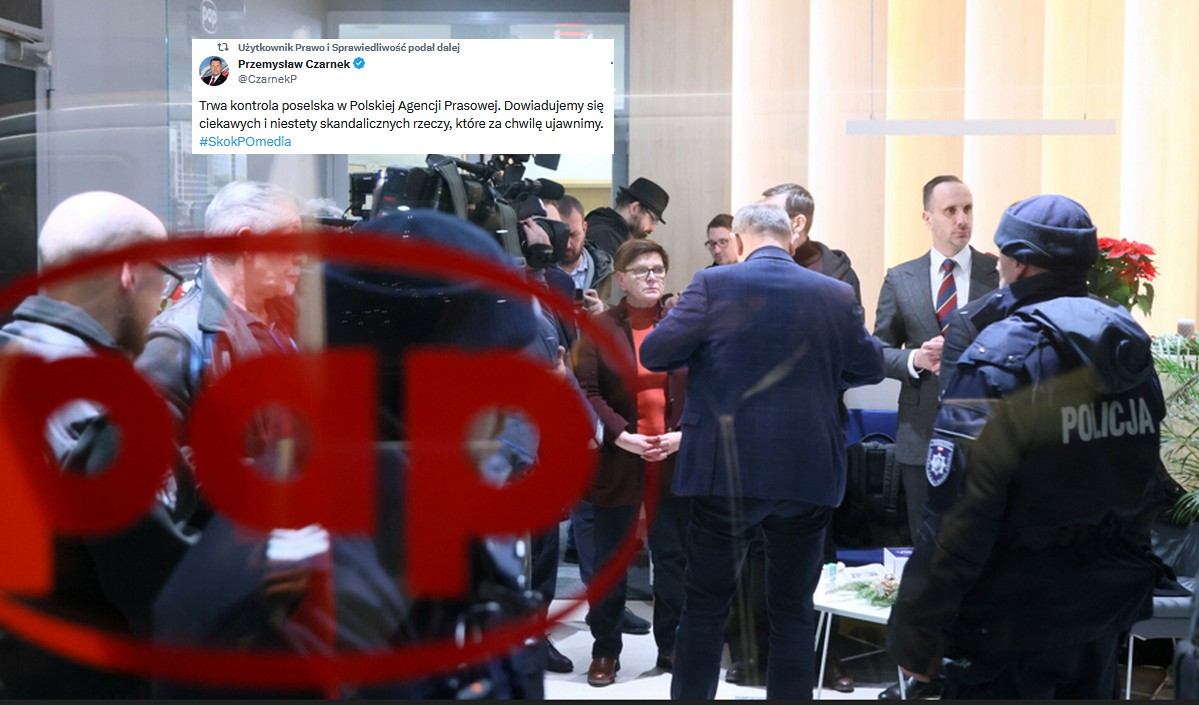 PiS oświadcza, że "dyżury poselskie" w siedzibie PAP już im się znudziły i wracają do domów