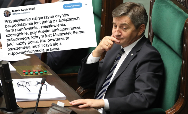 Kuchciński o se*staśmie: kto powtarza te oszczerstwa, musi liczyć się z odpowiedzialnością prawną