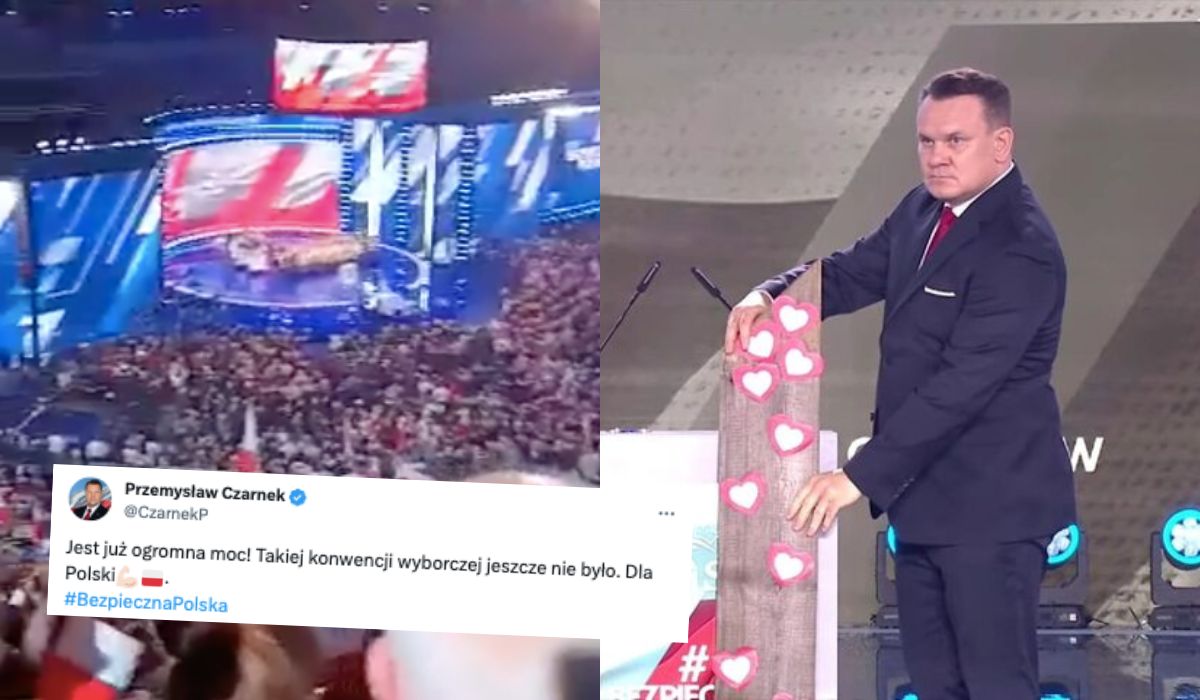 Konwencja PiS: politycy obiecują 10 tys. średniego wynagrodzenia i straszą Tuskiem palącym cygara