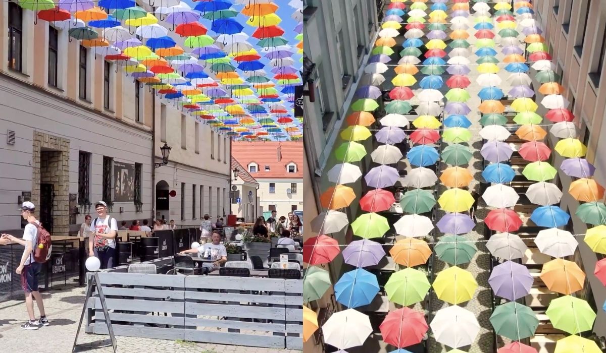 Pszczyna: na ulicy zawieszono kolorowe parasolki, ale radnemu PiS-u się nie podobają, bo kojarzą mu się z LGBT