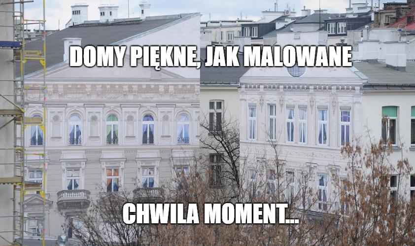 Deweloper namalował domy, żeby "mieszkańcy luksusowych apartamentów mieli ładny widok"