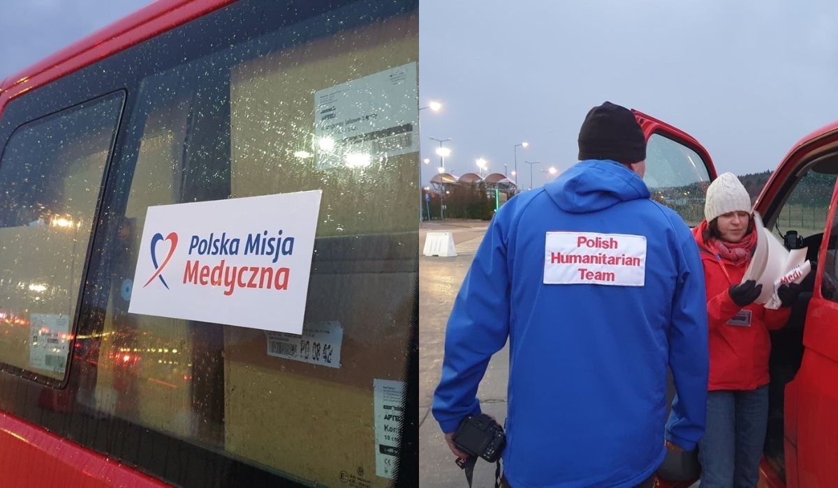 Polscy ratownicy medyczni ratują Ukraińców, "bracia Polacy, szacunek!"