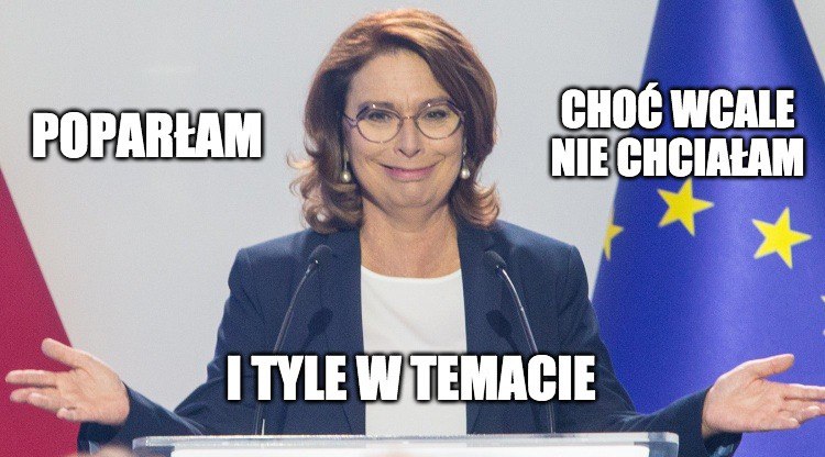 Kidawa-Błońska tłumaczy się z potępienia "aktów antykatolickich": zagłosowałam omyłkowo