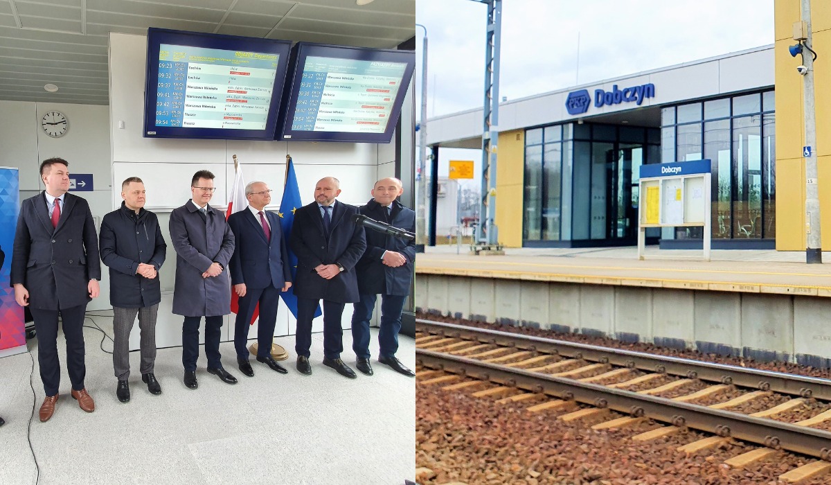 Dobczyn: nowy, elegancki dworzec otwarty po zaledwie dwóch latach podłączania prądu