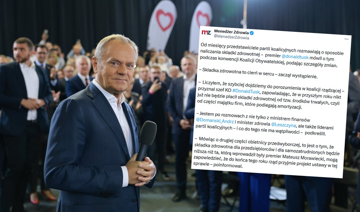 Premier zapowiada obniżenie składki zdrowotnej, Lewica siedzi cichutko i nawet nie piśnie