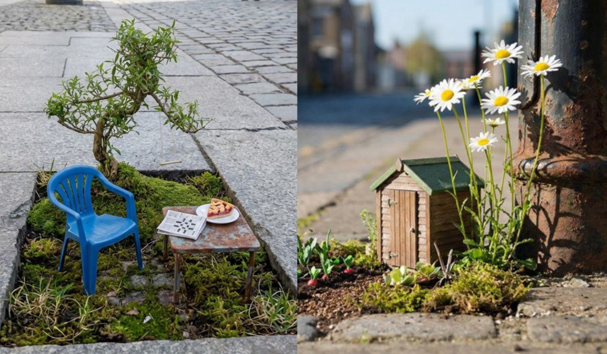 Na ulicach miast zaczęły pojawiać się miniatury, wyglądają jak reklama odpoczynku w naturze