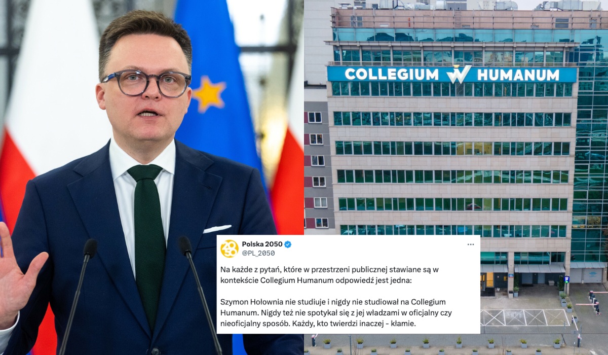 Szymon Hołownia zapewnia, że nie studiował na Collegium Humanum i nawet nie wie, gdzie ta uczelnia się znajduje