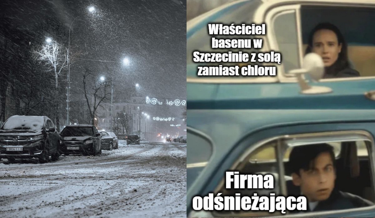 Szczecin: firma odśnieżająca posypała chodniki chlorem basenowym zamiast solą, interweniowała policja i straż pożarna