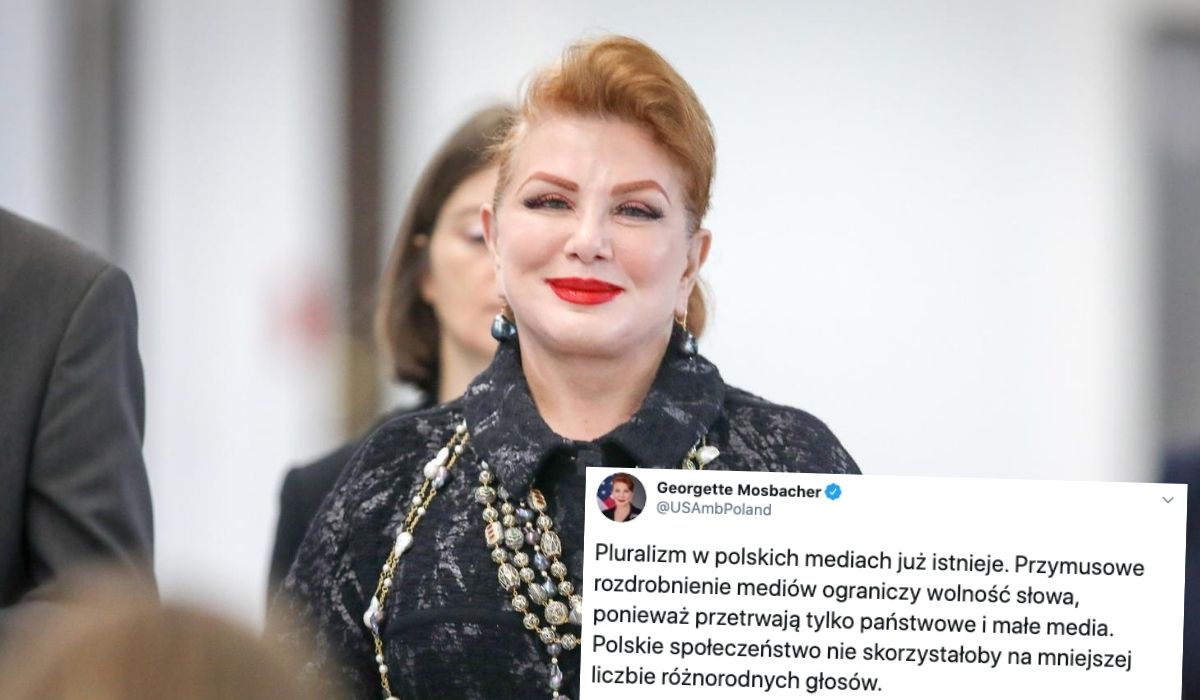 Ambasadorka USA komentuje, że w Polsce jest pluralizm mediów i nie trzeba dekoncentracji