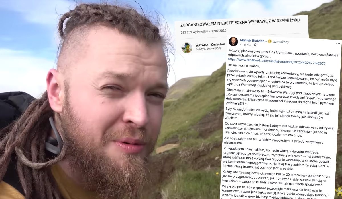 Przewodnik Wardęgi odkrył, że ten skopiował jego trasę na Islandii i naraził 16 osób
