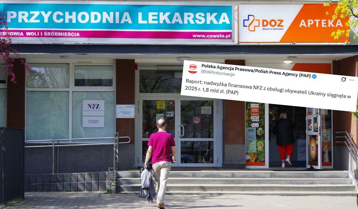 Okazało się, że Ukraińcy ratują polską ochronę zdrowia bo z ich wpłat wynika nadwyżka aż 1,8 mld zł
