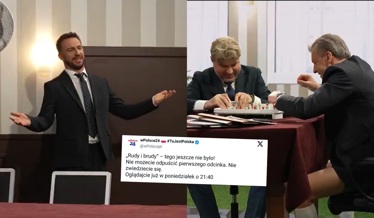Telewizja wPolsce24 pokaże "Rudy i brudy", satyrę wymierzoną w rząd Donalda Tuska