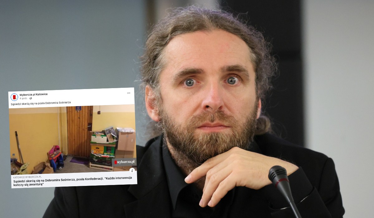 Wyborcza: sąsiedzi Sośnierza skarżą się, że urządził sobie śmietnisko pod mieszkaniem