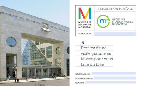 Lekarze w Montrealu wypiszą recepty na wizytę w muzeum