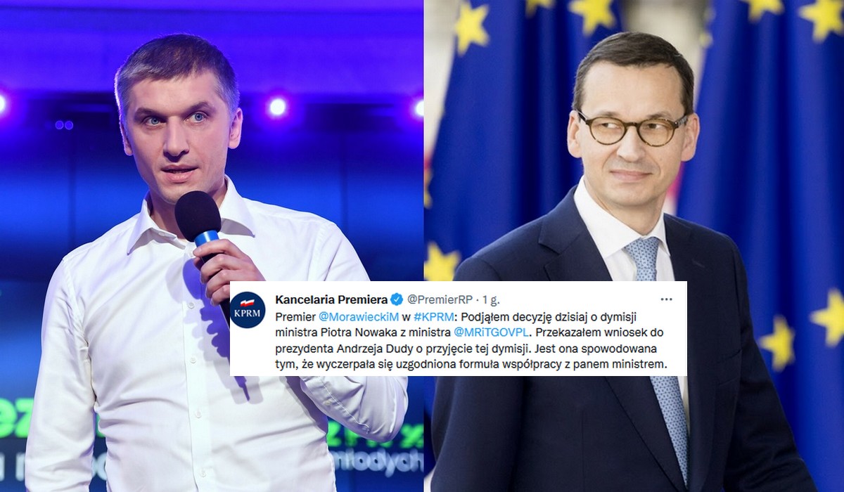 Premier Morawiecki zdymisjonował ministra rozwoju i technologii, bo chyba już go trochę denerwował