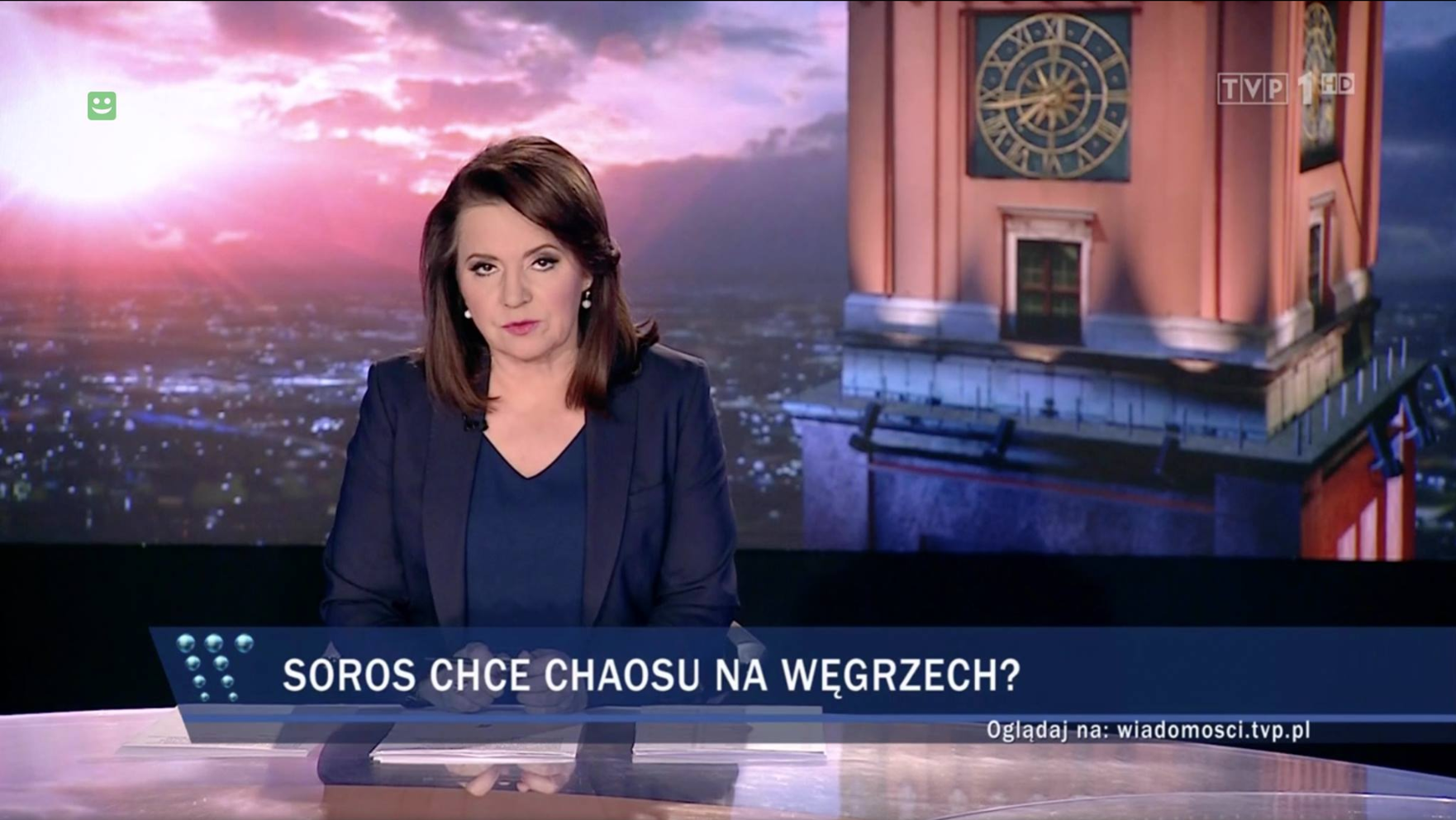 "Wiadomości" ironicznie o protestach na Węgrzech
