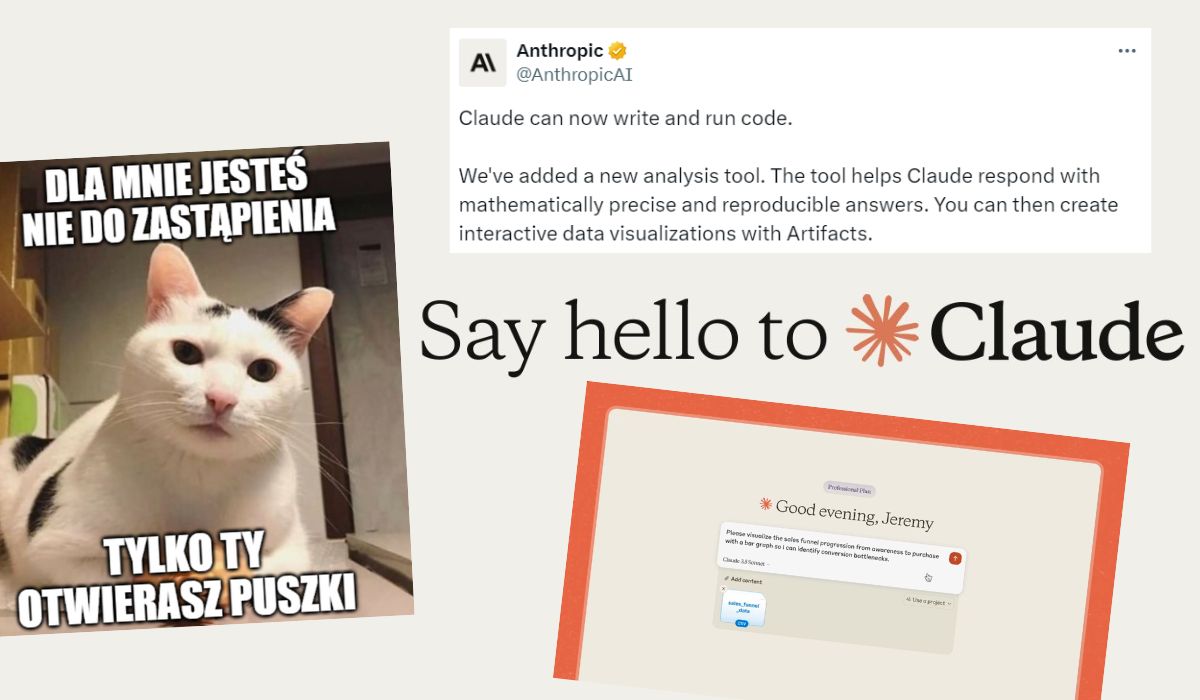 Sztuczna inteligencja Claude AI chwali się, że spokojnie radzi sobie z tworzeniem strony internetowej i planowaniem podróży