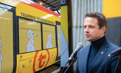 Po Warszawie będzie jeździł "tramwaj różnorodności"