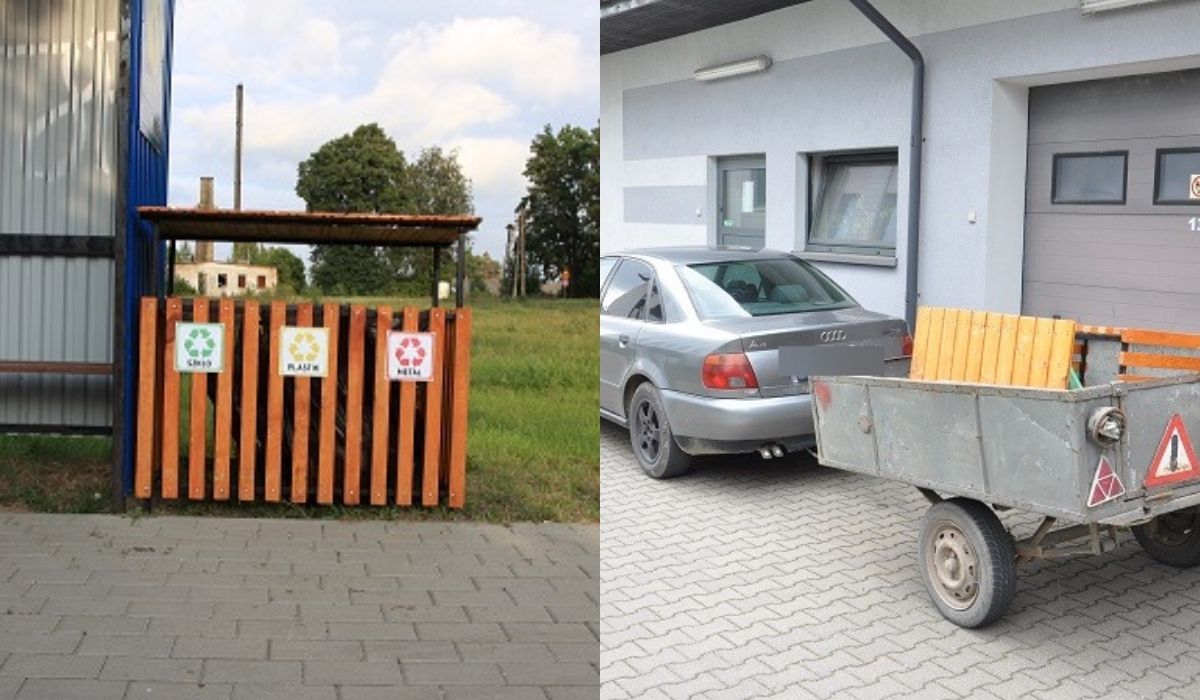 Podlasie: złodzieje wzięli sobie śmietnik, bo im się spodobał i był fajnie wykonany