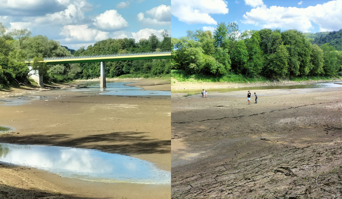 Bieszczady: wyschła szósta największa rzeka w kraju 