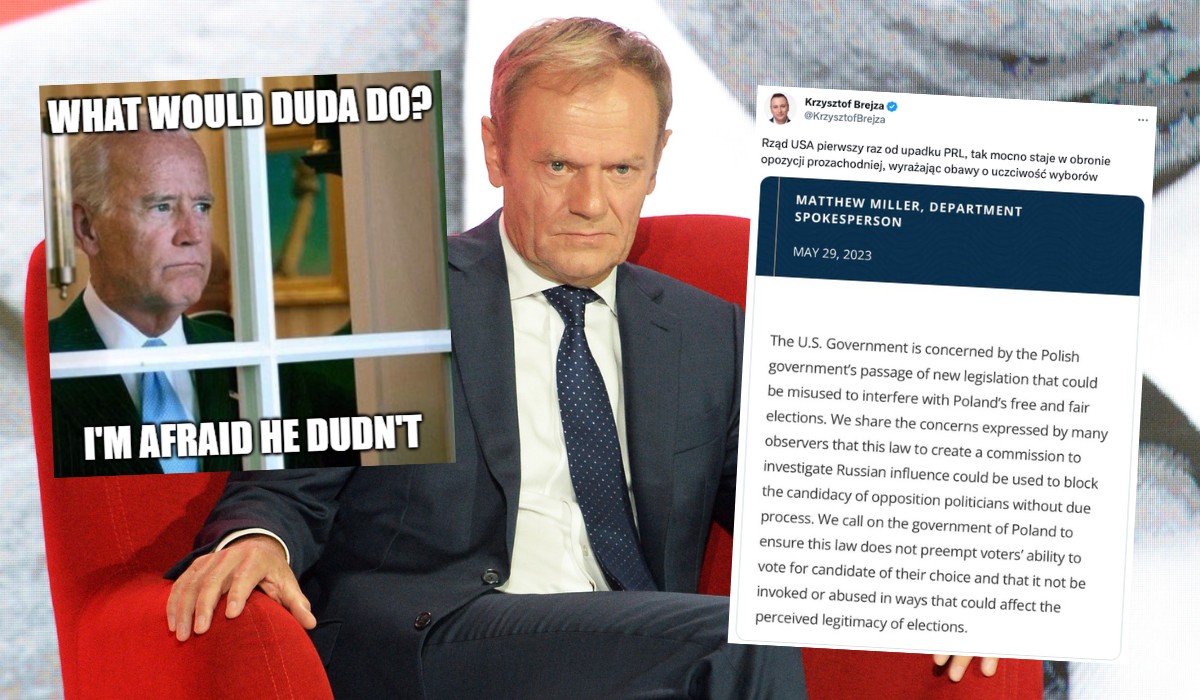 USA martwią się komisją wycelowaną w Tuska, przedstawiciel prezydenta twierdzi, że po prostu się nie znają