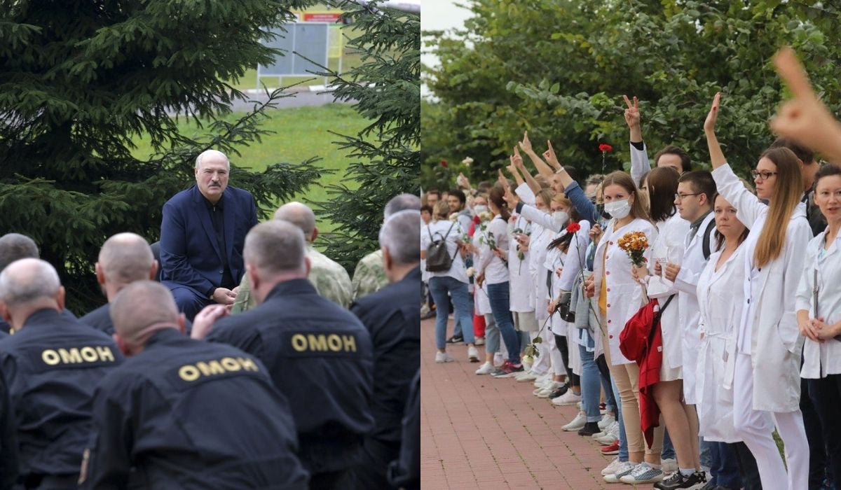 Łukaszenka spacyfikował protest lekarzy i zakazał opuszczania kraju