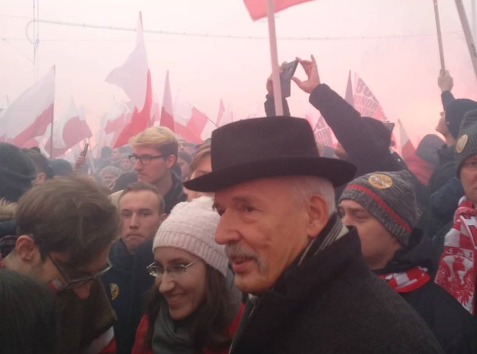 Korwin-Mikke oszukany przez narodowców, zapowiada, że zrobi swój marsz
