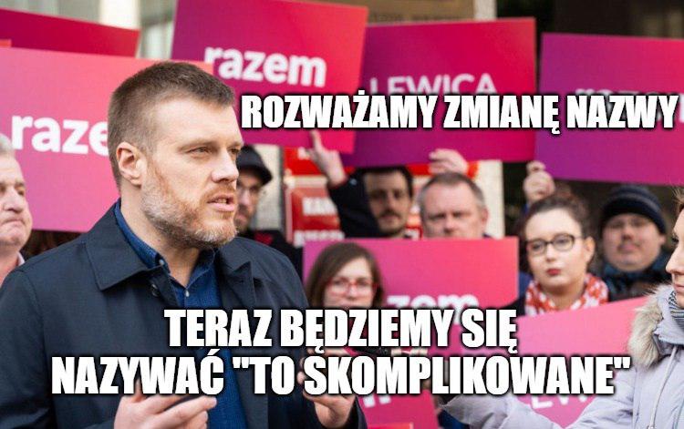 40 działaczy Razem odchodzi z partii w geście sprzeciwu wobec połączenia z SLD i Wiosną Biedronia