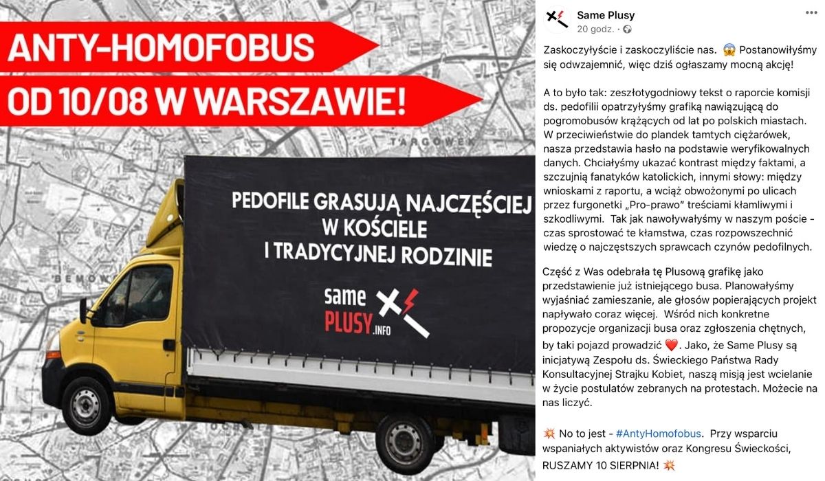 W odpowiedzi na homofobusy powstał antyhomofobus, tylko taki bliżej prawdy
