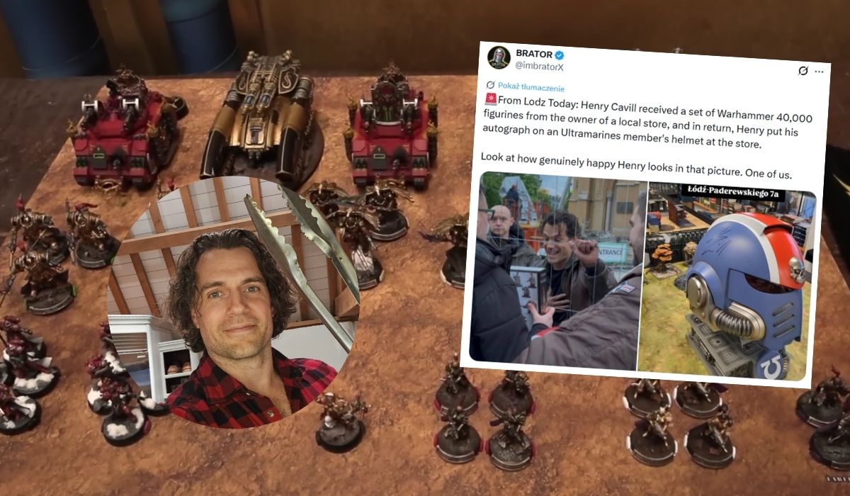 Henry Cavill dostał zestaw figurek ze swojej ulubionej frakcji Warhammera i nader się ucieszył