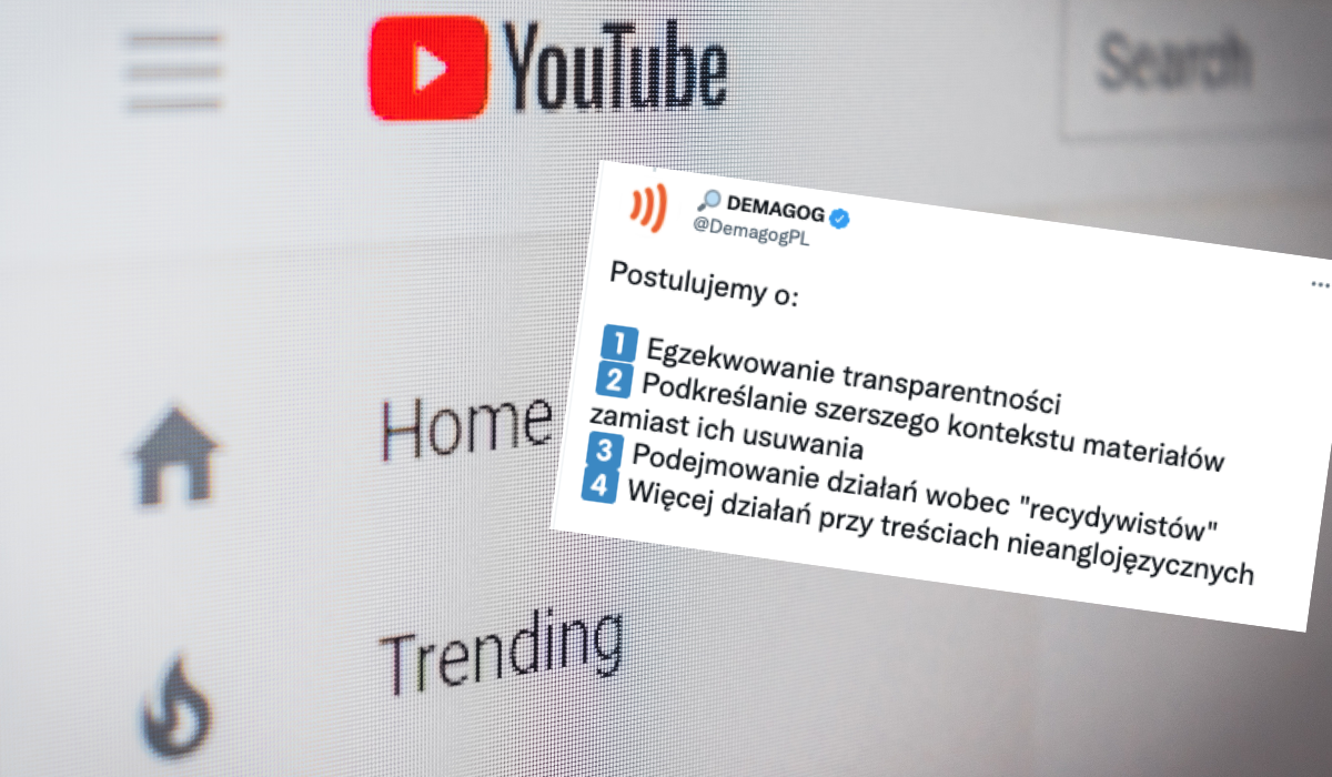 80 organizacji z całego świata prosi YouTube'a, żeby wreszcie zaczął działać przeciwko fake newsom