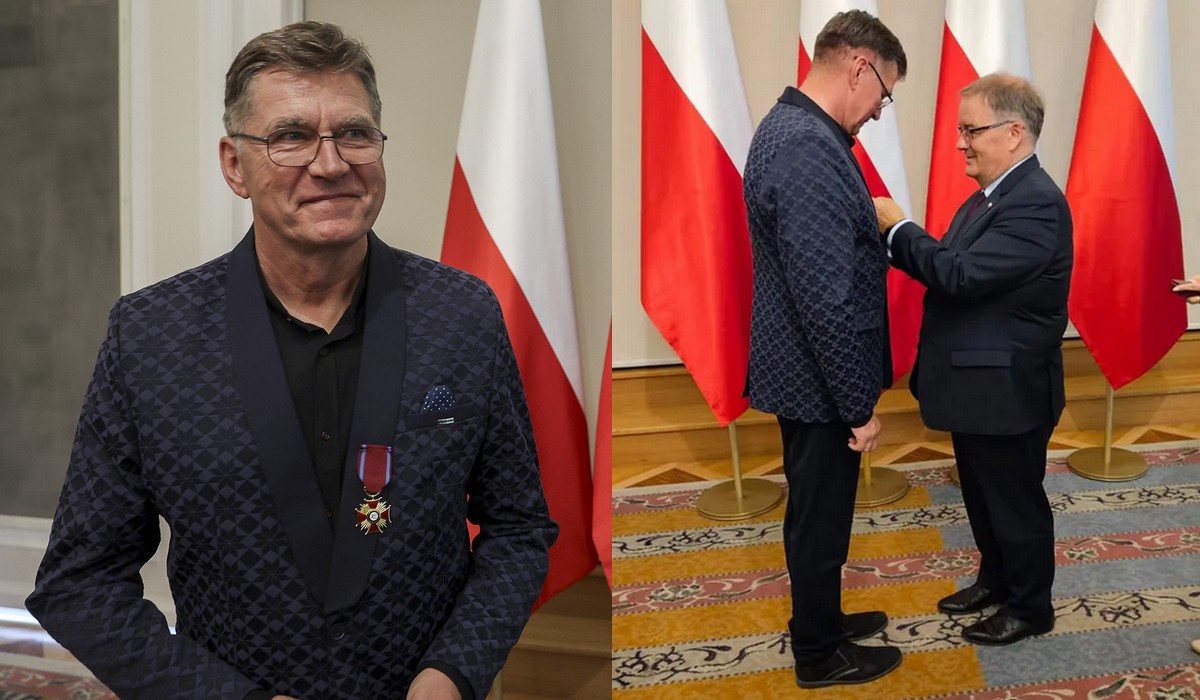 Sławomir Świerzyński, gwiazda Bayer Full, został odznaczony Złotym Krzyżem Zasługi